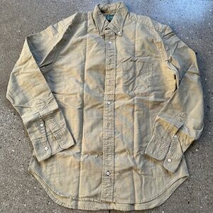Gitman Vintage Cotton Oxford, Khaki, Men's Medium